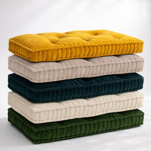 Custom velvet bench - velvet, cushion