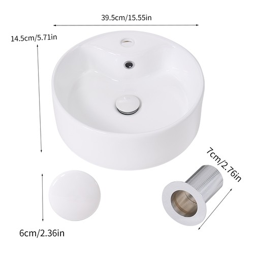 Large modern bathroom counter - large,
