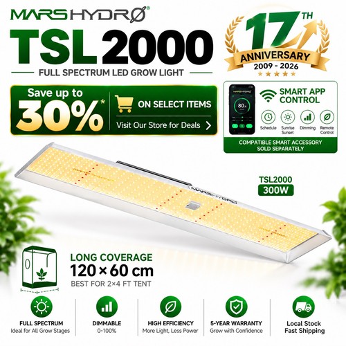 Mars hydro tsl 2000 led - mars,