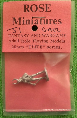 Vintage lead 25mm rose - 25mm,