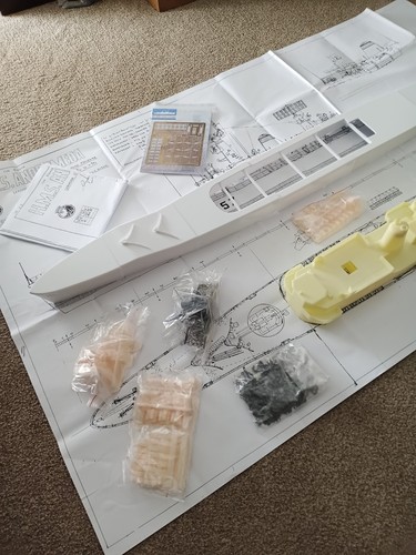 Scale water line model - 1/96,