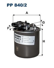 840 fuel filter - 840/2, filtron