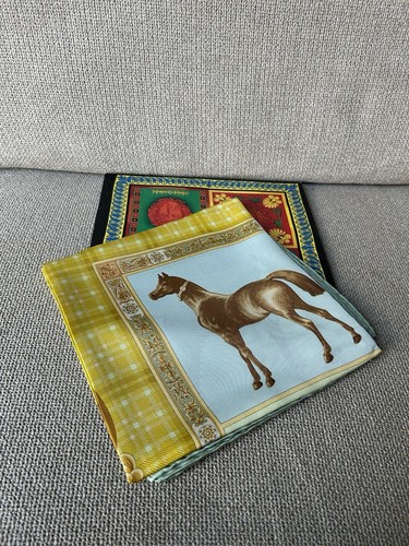 Versace silk horses - horses,