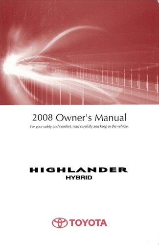 2008 toyota highlander - 2008, hybrid