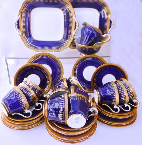Aynsley cobalt gilt antique - &,