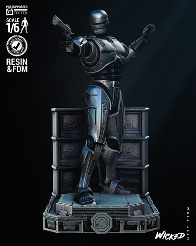 Robocop 10 scale - 1:8/1:10, (3d)