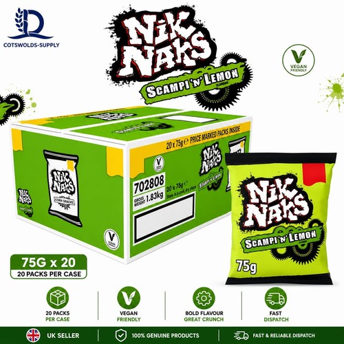 Nik naks scampi lemon - nik,