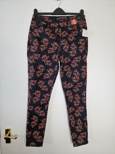 Denim skinny floral jeans - tu,