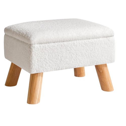 Footstool with storage small - footstool,