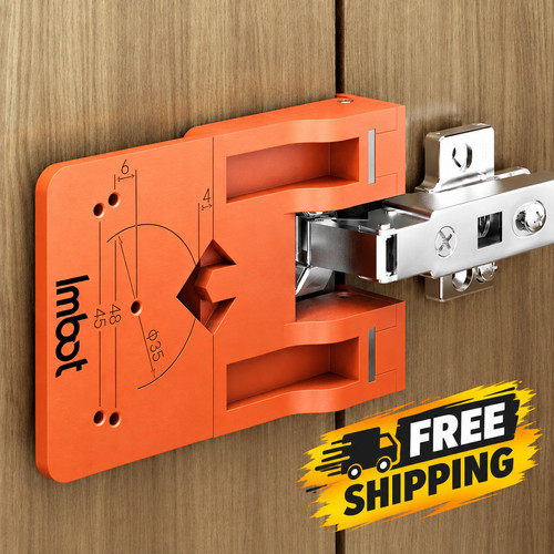 Cabinet door hinge - door, jig