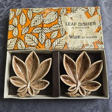 Wade vintage leaf dishes - wade,