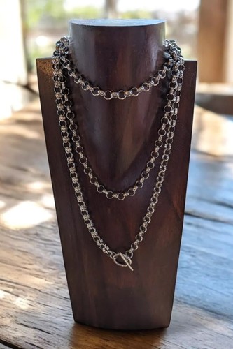Silver lariat toggle - silver,