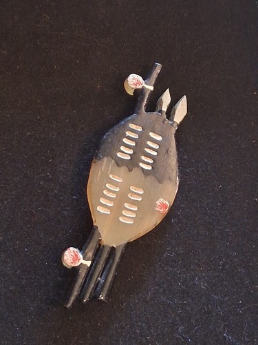 Antique zulu shield and - zulu,