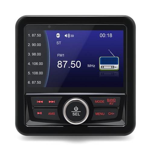 Marine stereo radio with - marine,