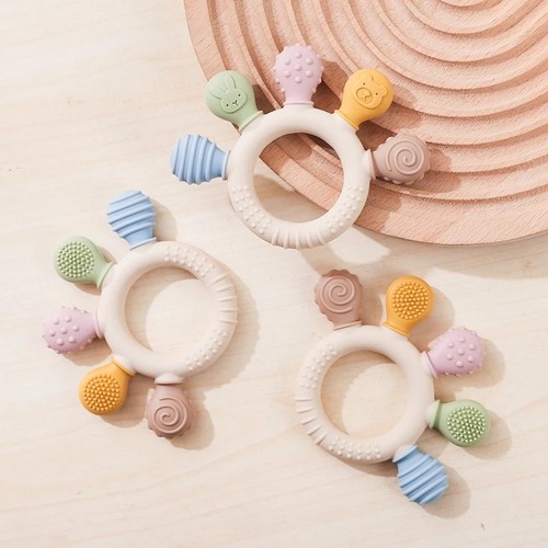 Cute silicone baby teething - cute,