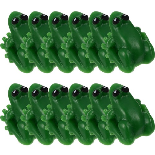 24cs mini frogs green - green, tiny