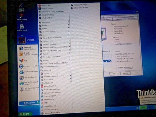 Lenovo thinkpad sl500 - thinkpad, intel
