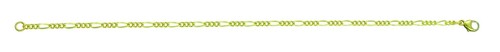 9ct yellow gold figaro - gold,