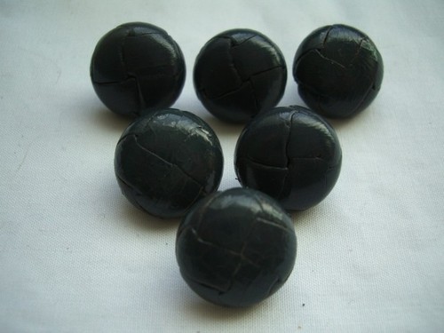 Grey leather football - grey, style