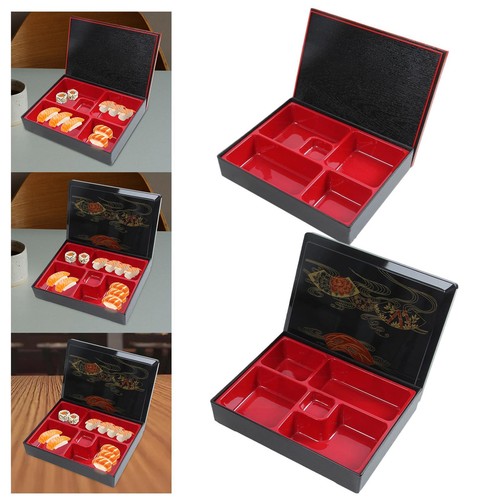 Japanese bento box red and - japanese,