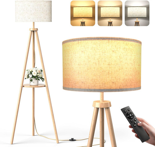 Tripod floor lamp with - floor,