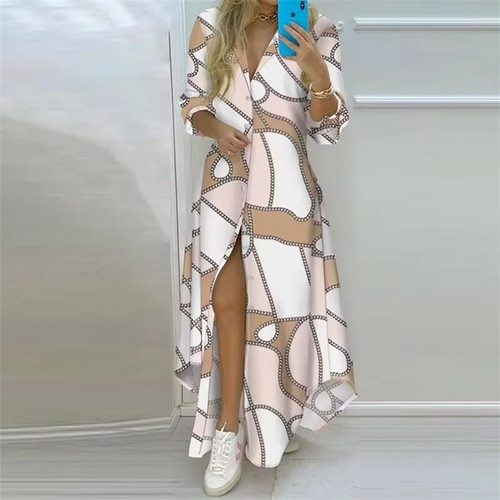 Women boho printed - boho, maxi
