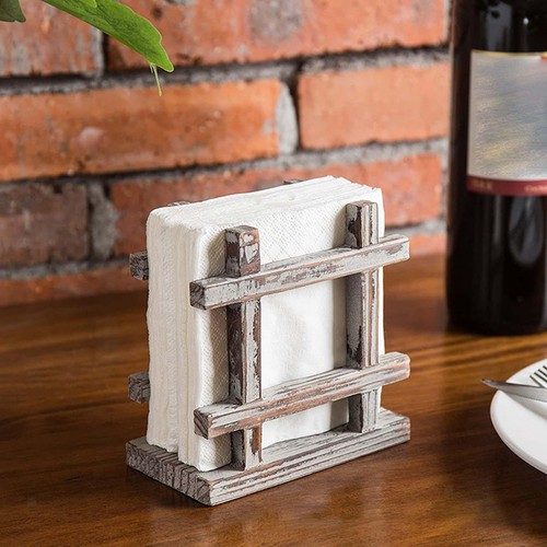 Farmhouse napkin holder - holder, tissue