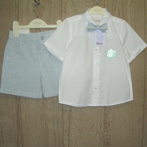 Monsoon new boys blue shorts - monsoon,