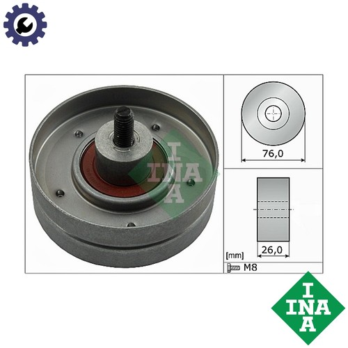 Deflectionguide pulley vribbed - pulley,