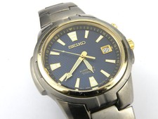 Mens seiko kinetic titanium - mens,