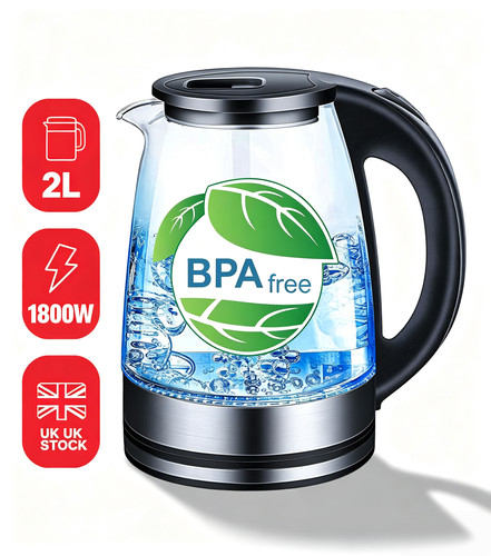 Electric kettle fast - fast, glass