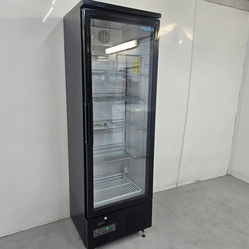 Back bar cooler upright - bar, hinged