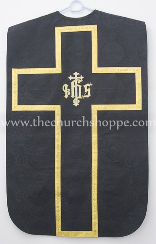 New black roman chasuble - roman,
