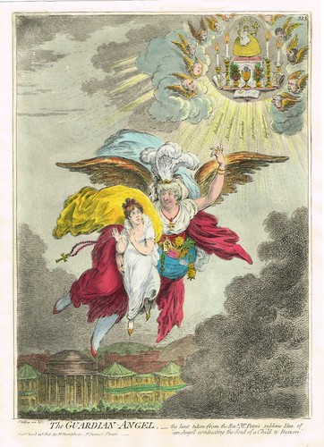 James gillray hand - hand, coloured