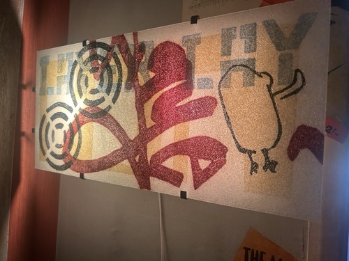Retro light graffiti design - retro,