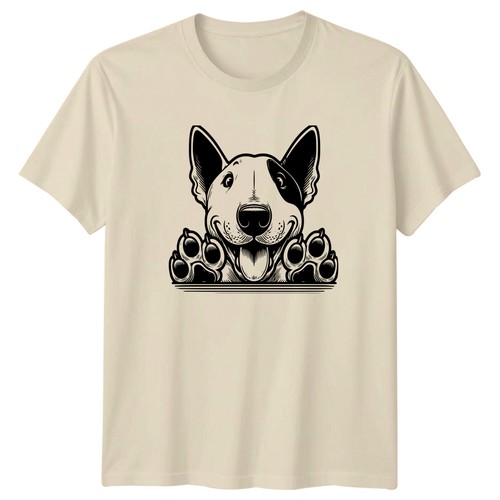 Bull terrier dog - terrier, paws