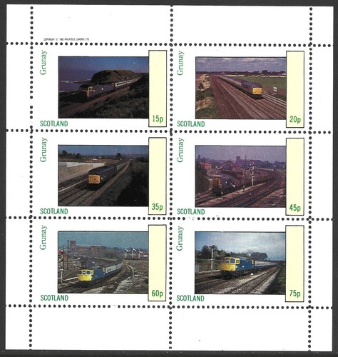 Grunay scotland 1982 trains - scotland,, 1982,