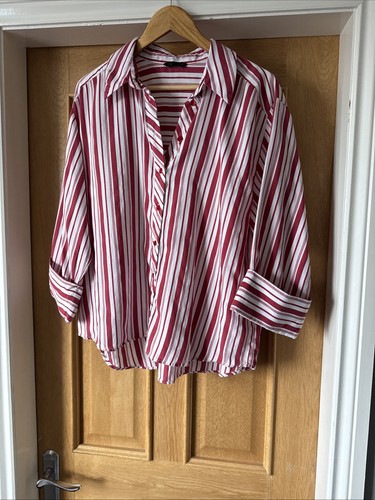 Zara red stripe - red, xl