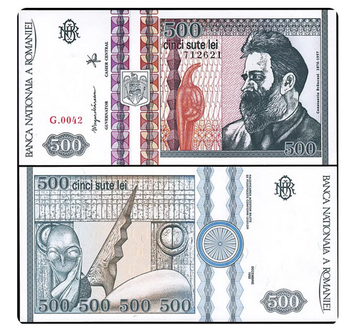 Romania 500 lei 1992 101 - p, unc