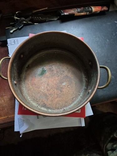 Heavy copper pot - copper,