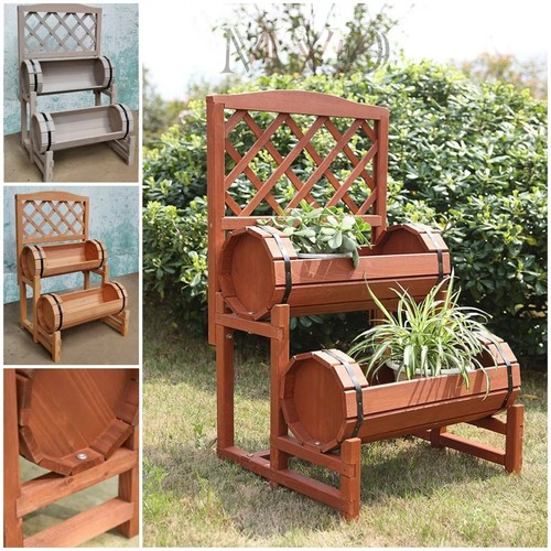 Garden half barrel flower - garden,