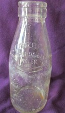 Vintage glass coronet milk - coronet,