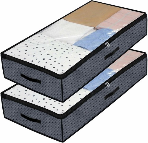 2pcs under bed storage - 2pcs, boxes
