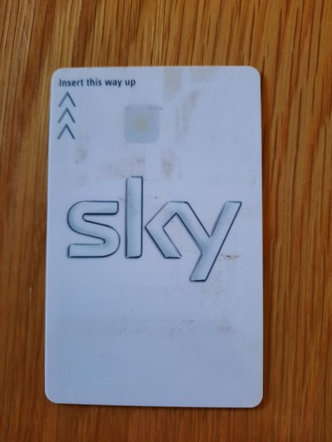 Sky viewing card - card, white