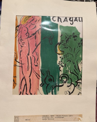 Marc chagall chagal original - chagall,
