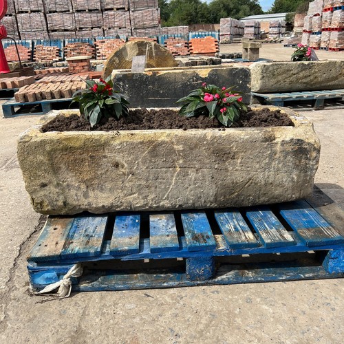 Reclaimed stone trough - reclaimed,