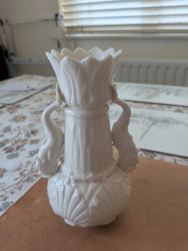 Antique black mark belleek - black,