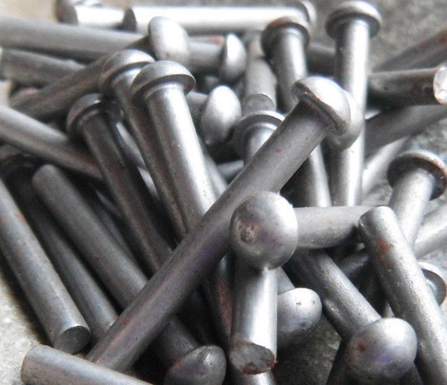 1 solid iron - , rivets