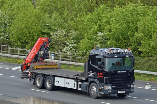Truck photo 12x8 scania 124l - truck,
