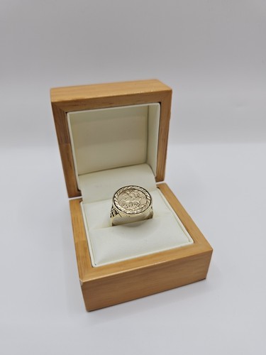 9ct gold george - gold, st.